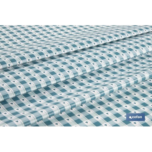 ROLLO DE HULE DISEÑO CORAZONES 1.40 X 25 M