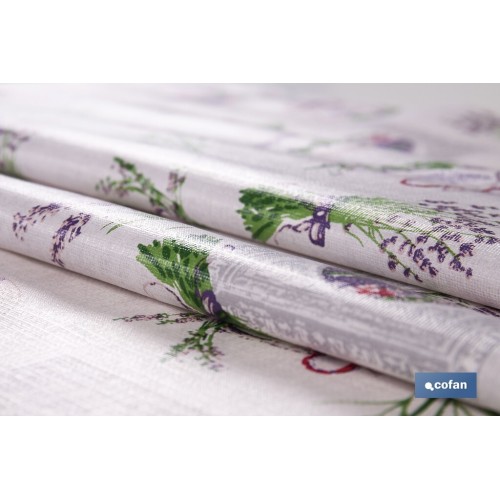 ROLLO DE HULE DISEÑO LAVANDA 1,40 X 25 M