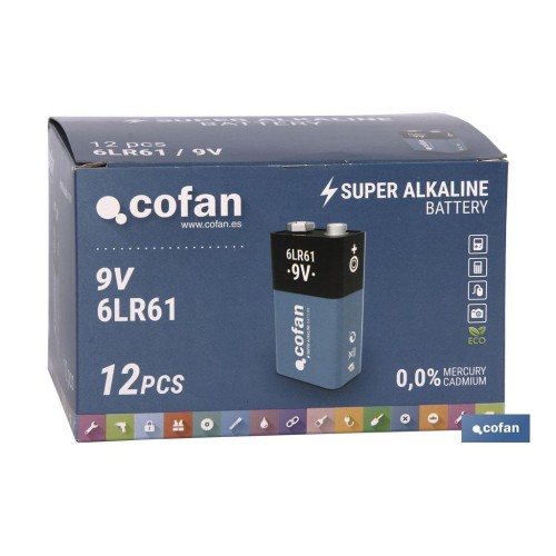 BLISTER 1 PILA ALCALINA 6LR61/9V