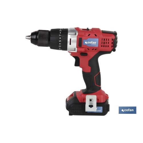 TALADRO PERCUTOR A BATERÍA LI-ION 20 V 1300 RPM 35 NM
