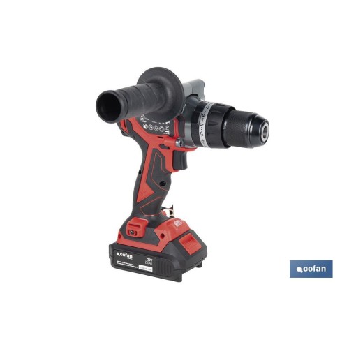 TALADRO PERCUTOR A BATERÍA Li-ion 20 V 2000 RPM 80 Nm