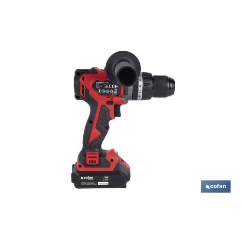 TALADRO PERCUTOR A BATERÍA Li-ion 20 V 2000 RPM 80 Nm