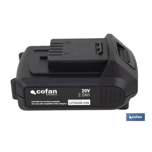BATERÍA RECARGABLE Li-ion 20 V 2.0Ah
