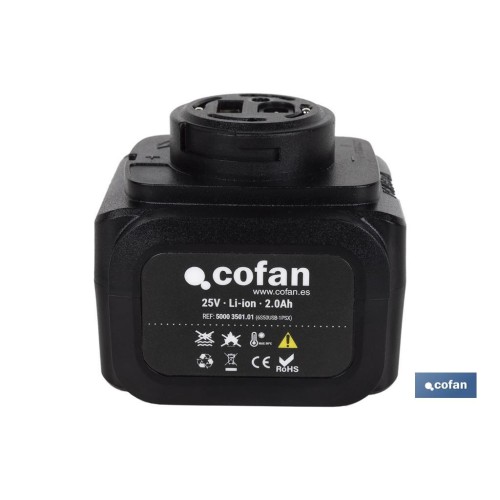 BATERÍA RECARGABLE 25V 2.0Ah TIJERAS DE PODAR