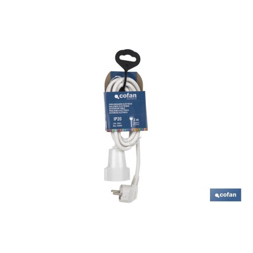 PROLONGADOR ELECTRICO 2M (3 x 1,5mm)