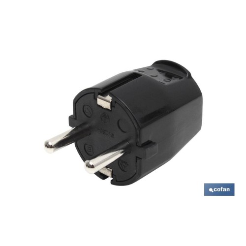 CLAVIJA BIPOLAR NEGRO (16A-250V)
