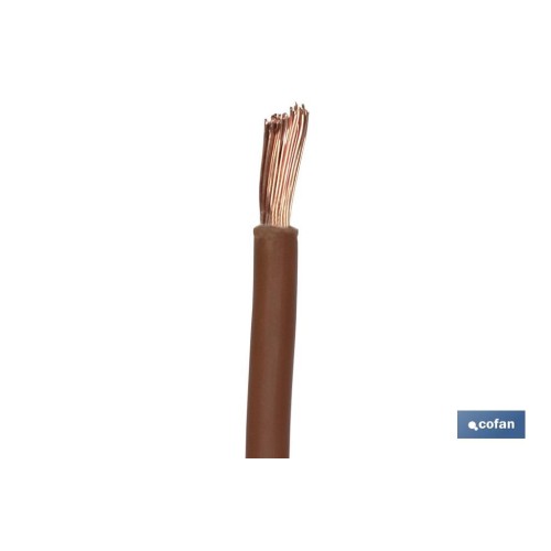 ROLLO CABLE H07V-K 1X1,5MM2 MARRÓN (100M)