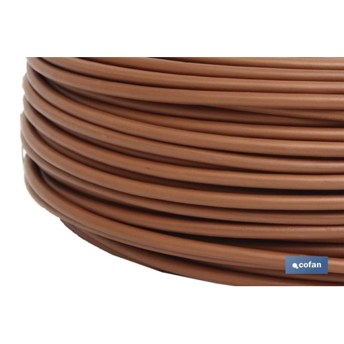 ROLLO CABLE H07V-K 1X2,5MM2 MARRÓN (100M)