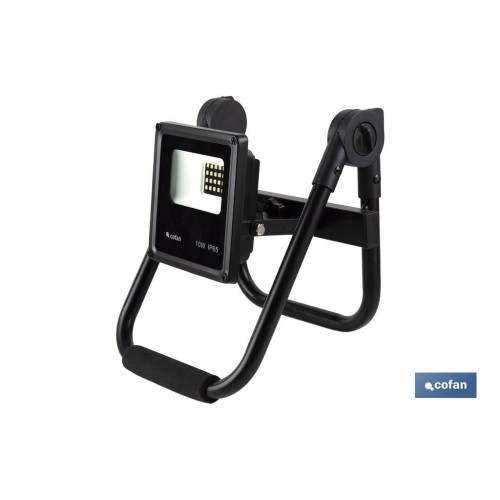 PROYECTOR COMPACTO LED SMD10 W CON SOPORTE