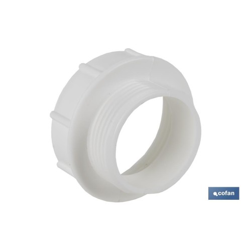 ADAPTADOR CONVERTIDOR 1 1/4 MACHO - 1 1/2 HEMBRA PARA TUBO FLEXIBLE