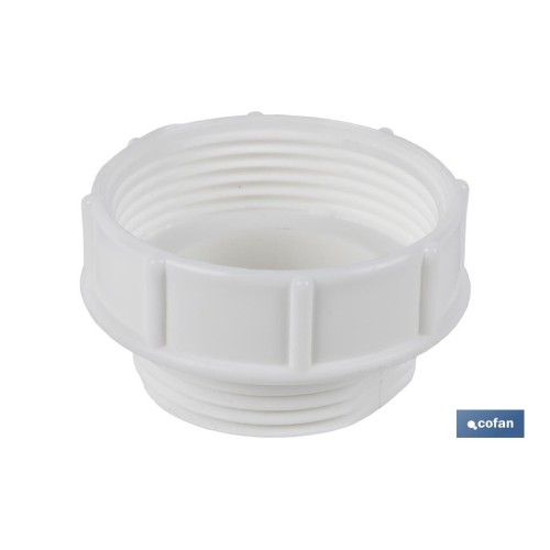ADAPTADOR CONVERTIDOR 1 1/4 MACHO - 1 1/2 HEMBRA PARA TUBO FLEXIBLE