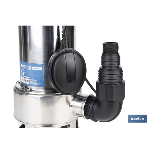 ELECTROBOMBA SUMERGIBLE MODELO LOUSIANA 750 W 10 M CABLE CAUDAL 13.000 L/H