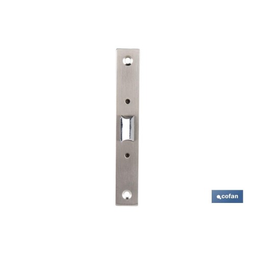 Picaporte embutir cuadrado D47 E50 Niquel (P/Madera)