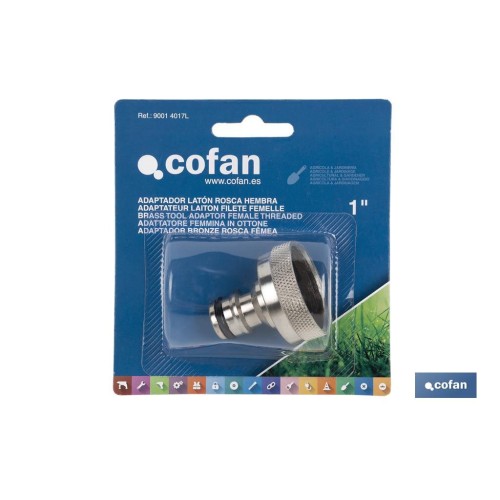 ADAPTADOR LATÓN HEMBRA 1