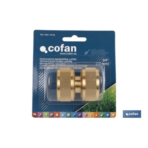 REPARADOR MANGUERA LATÓN 3/4 (19 mm)