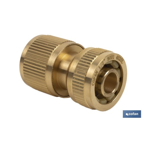 CONECTOR MANGUERA LATÓN 1/2 - 5/8 (13-15 mm)