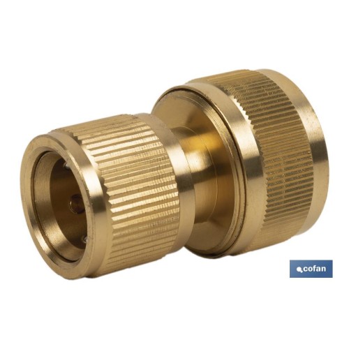 CONECTOR MANGUERA LATÓN 3/4 (19 mm)