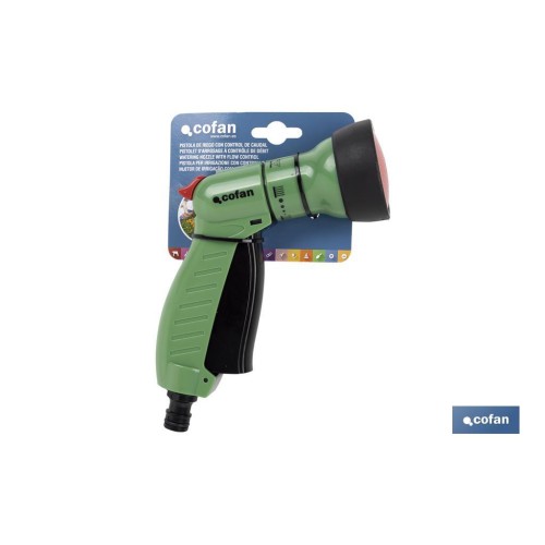 PISTOLA DE RIEGO CON CONTROL DE CAUDAL