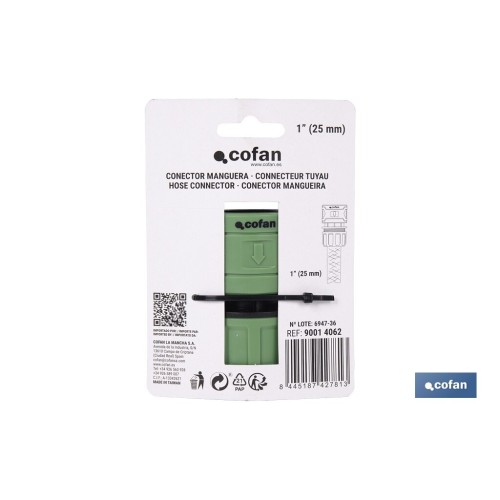CONECTOR 1 (25 MM)