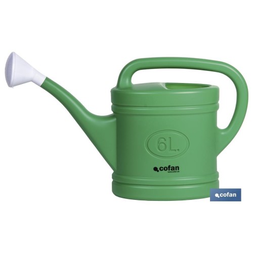 REGADERA VERDE 6 LITROS 53X15X32cm