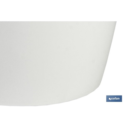 MACETA CAMELIA COLOR BLANCO 14X13.8cm