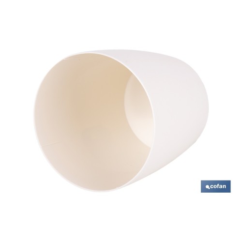 MACETA CAMELIA COLOR CREMA 18X17.8cm