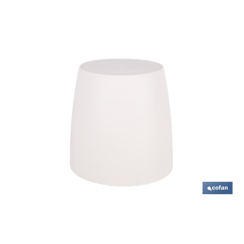 MACETA CAMELIA COLOR CREMA 24.5X23.6CM