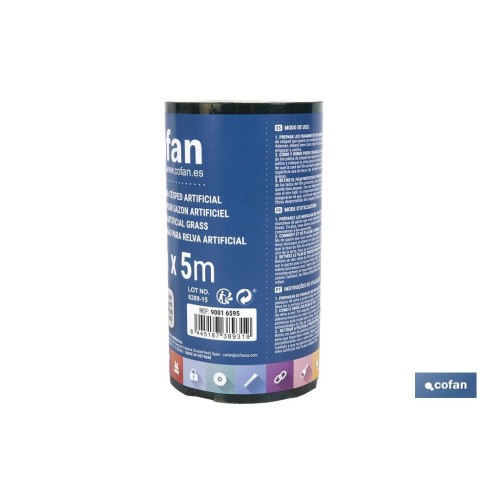 CINTA DE UNIÓN PARA CÉSPED ARTIFICIAL DOBLE CARA 15 CM X 5 M VERDE