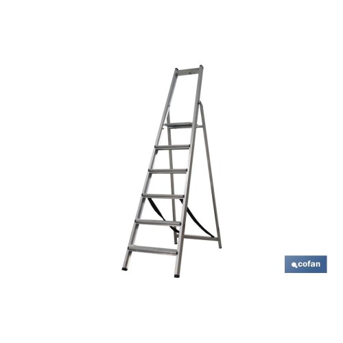 ESCALERA ALUMINIO SOLDADA 5 PELDAÑOS - REFORZADA