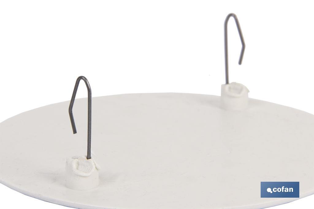 TAPA CON GARRA METÁLICA 106X37