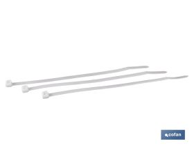 Bridas de Nylon PA 6.6 Color Blancas