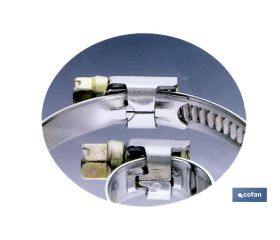 ABRAZADERA INOX A-2 BANDA 9mm  32-50