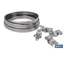 Abrazaderas para cortar 3 metros | Material INOX