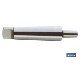 Accesorios brocas mango cónico cono morse, Espiga de sujeción