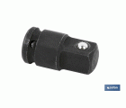 Adaptador de impacto 3/8 a 1/4| Con cuadradillo macho 1/4 y hembra de 3/8  | Fabricado especial para herramientas de impacto