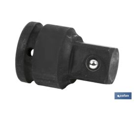 Adaptador de impacto 1 a 3/4| Con cuadradillo macho 3/4 y hembra de 1  | Fabricado especial para herramientas de impacto