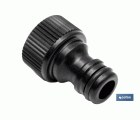 Adaptador de rosca | Hembra de polipropileno  | Para manguera de jardín | Diferentes Medidas