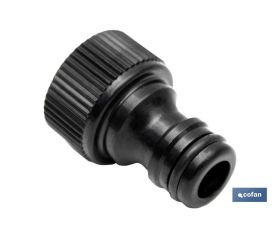 Adaptador de rosca | Hembra de polipropileno  | Para manguera de jardín | Diferentes Medidas