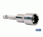 Adaptador de taladro 1/4 imantado para tornillos | Alojamiento del tornillo imantado | Medidas desde SW 5 hasta SW 13 mm