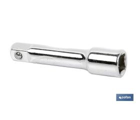 Alargadera Prolongador para llave de carraca | Carraca 1/4 | Medida 153 mm