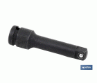 Alargadera de impacto  1/2 | Con longitud de 75, 125 y 250 mm | Prolongador de impacto de 1/2