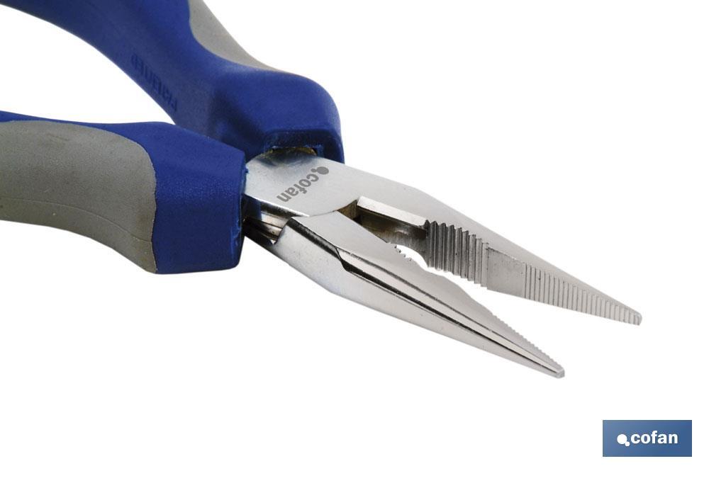 ALICATES PUNTA C/MUELLE 6'