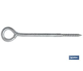 Anclaje o argolla metálica para andamios | Con medidas de 12 mm de diámetro | Longitud desde 90 hasta 160 mm