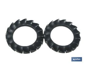 Arandelas Elásticas en Abanico Dentado Exterior DIN 6798 Blíster Estándar