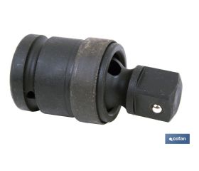 Articulación universal de impacto | Con cuadradillo macho y hembra de 1  | Cardan universal