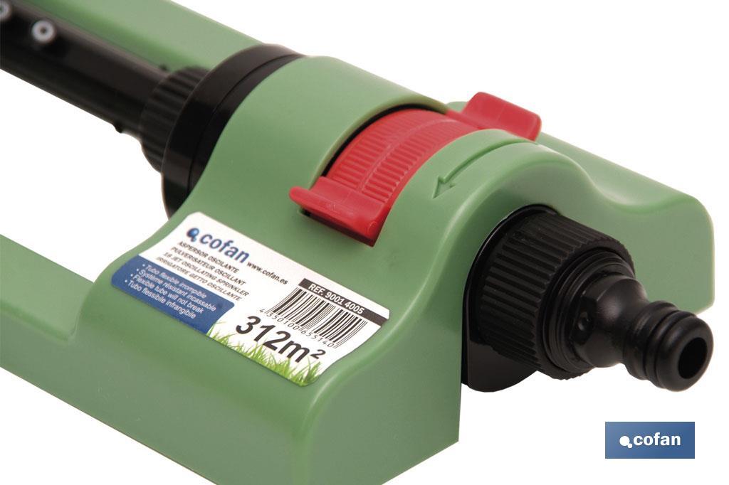 ASPERSOR OSCILANTE CON AGUA BAILE