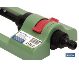 ASPERSOR OSCILANTE CON AGUA BAILE