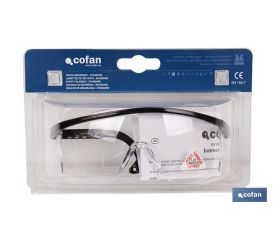 Blíster Gafas de Seguridad | Con lente clara | Modelo Estándar | EN 166:2001