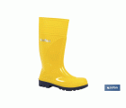 Bota de Agua| Seguridad S5 | Color Amarillo | Fabricada en PVC | Puntera y Plantilla de Acero