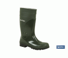 Bota de Agua | Color Verde | Seguridad S5 | Fabricada en PVC | Puntera y Plantilla de Acero